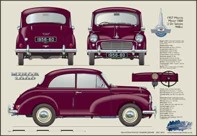 Morris Minor 2 door 1956-60